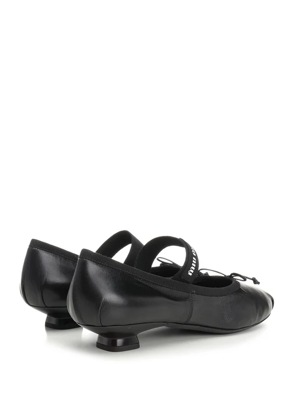 Miu Miu Black Flat Shoes - Image 3