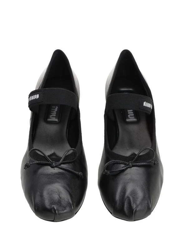 Miu Miu Black Flat Shoes - Image 5
