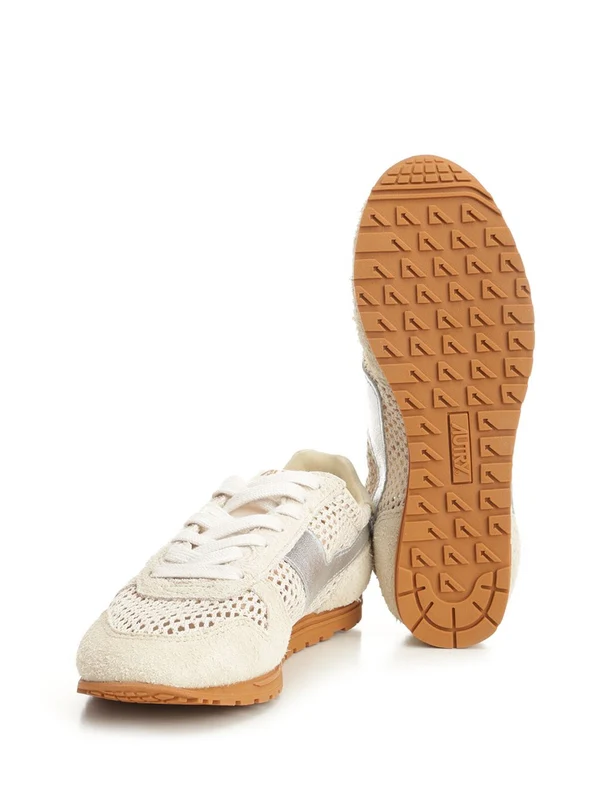 Autry Beige Low Top Sneakers - Image 5