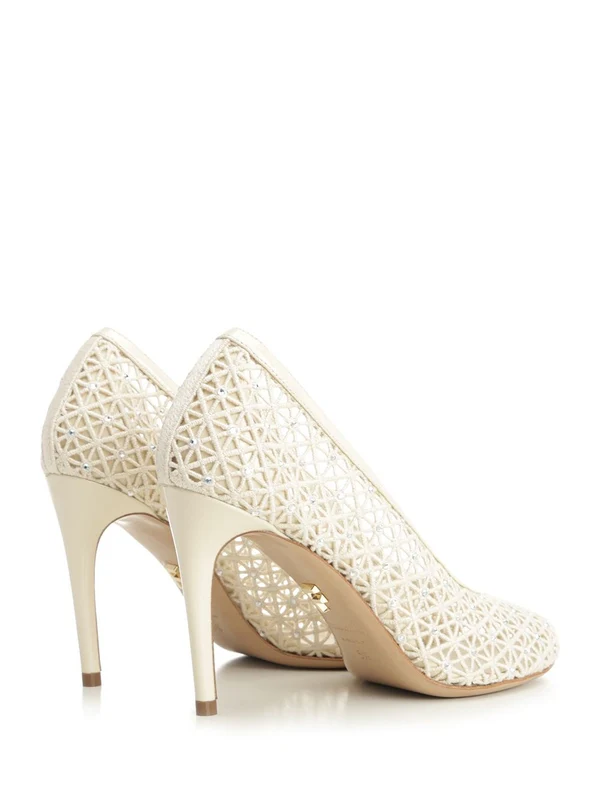 Ferragamo White Pumps Heels - Image 3