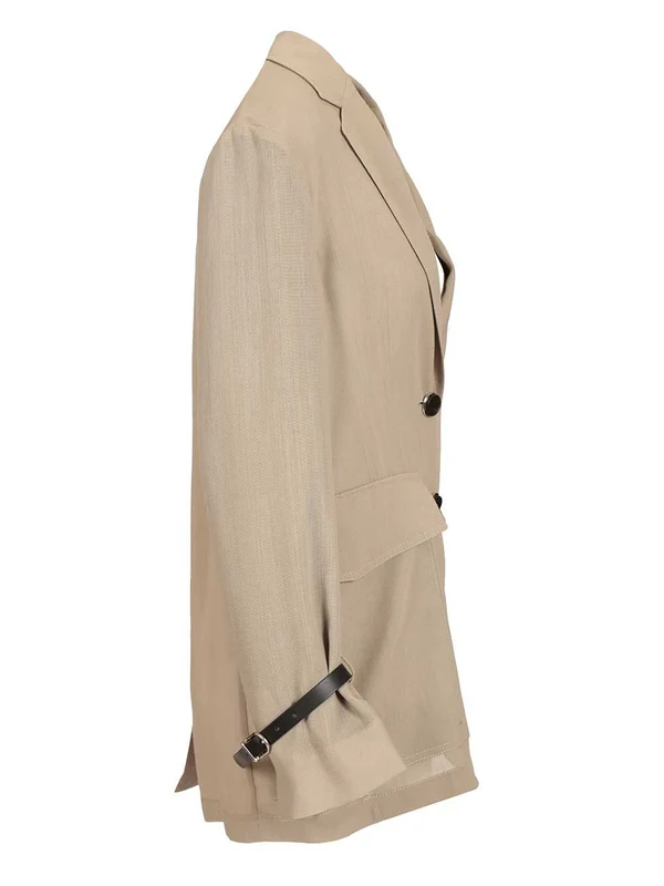 Durazzi Milano Beige Tailored Jackets - Image 3