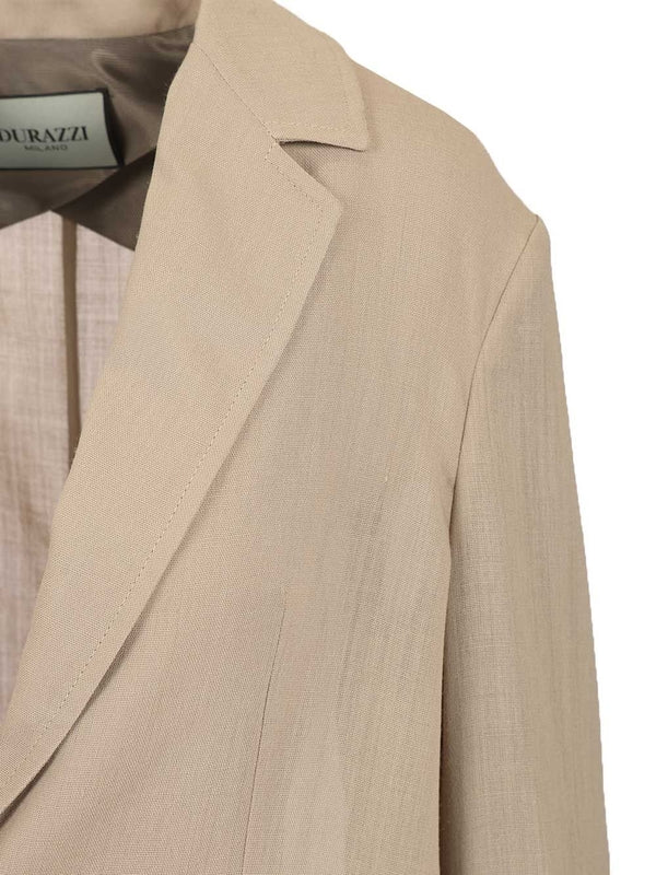 Durazzi Milano Beige Tailored Jackets - Image 4