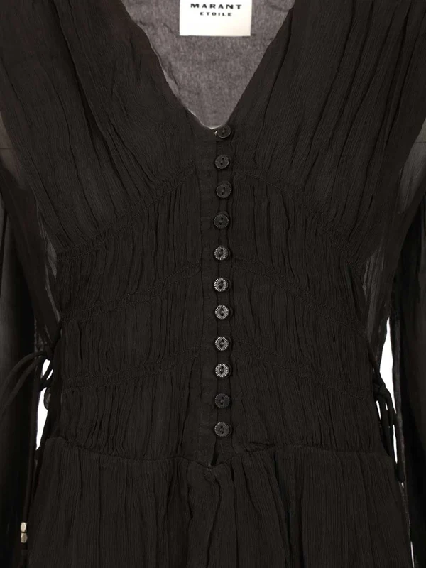Isabel Marant Etoile Black Midi Dress - Image 4
