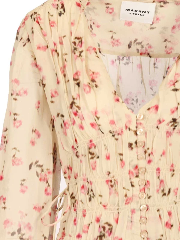 Isabel Marant Etoile Beige Midi Dress - Image 4