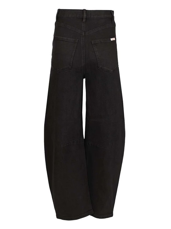 Self-Portrait Black Denim Pants - Image 2