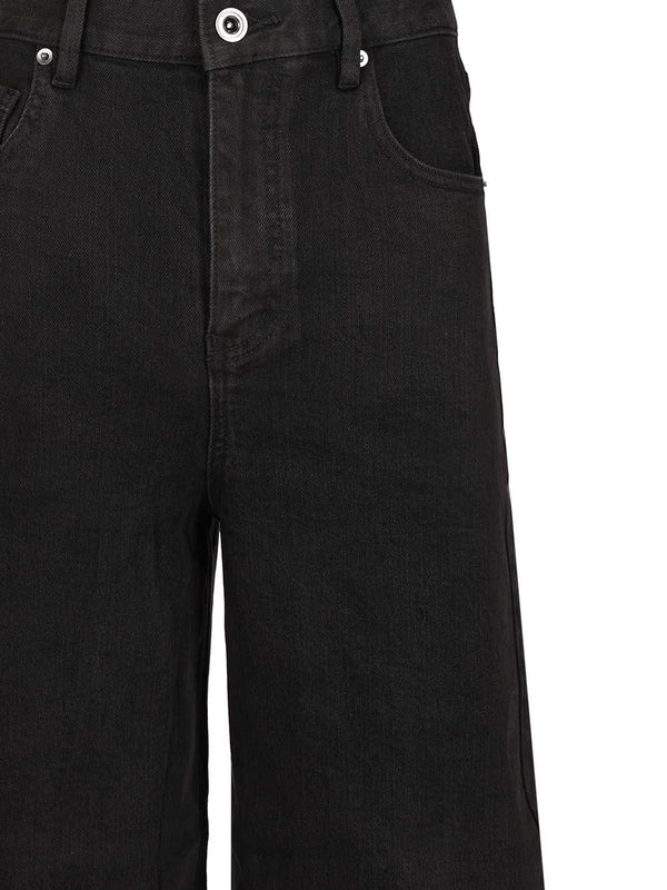 Self-Portrait Black Denim Pants - Image 4