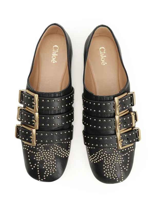 Chloe Black Flat Shoes - Image 5