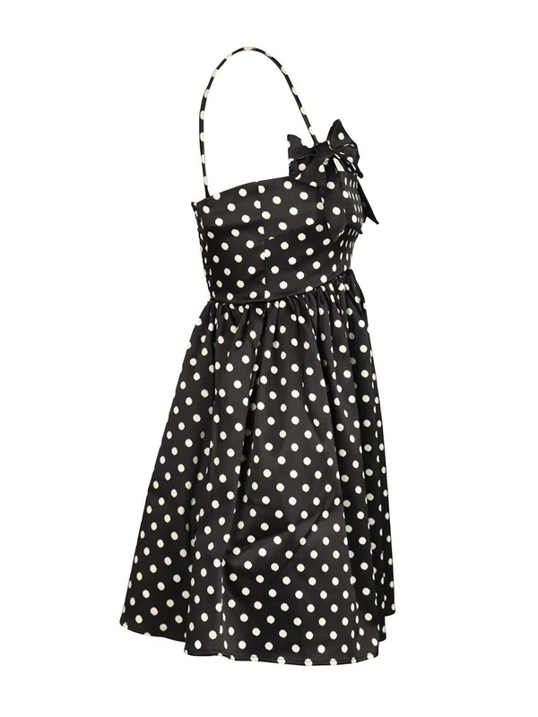 Ganni Black Mini Dress - Image 3