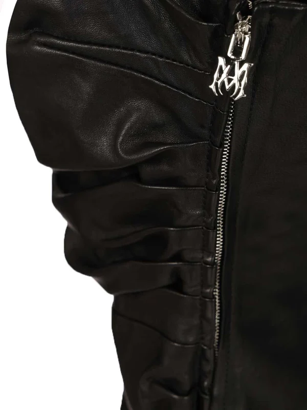 Amiri Black Mini Dress - Image 3
