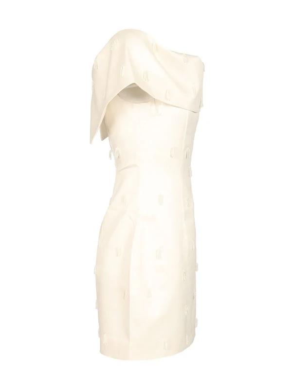 Rotate White Mini Dress - Image 3