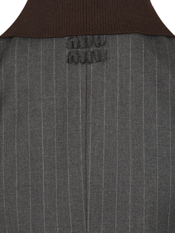 Miu Miu Grey Tailored Jackets - Image 6