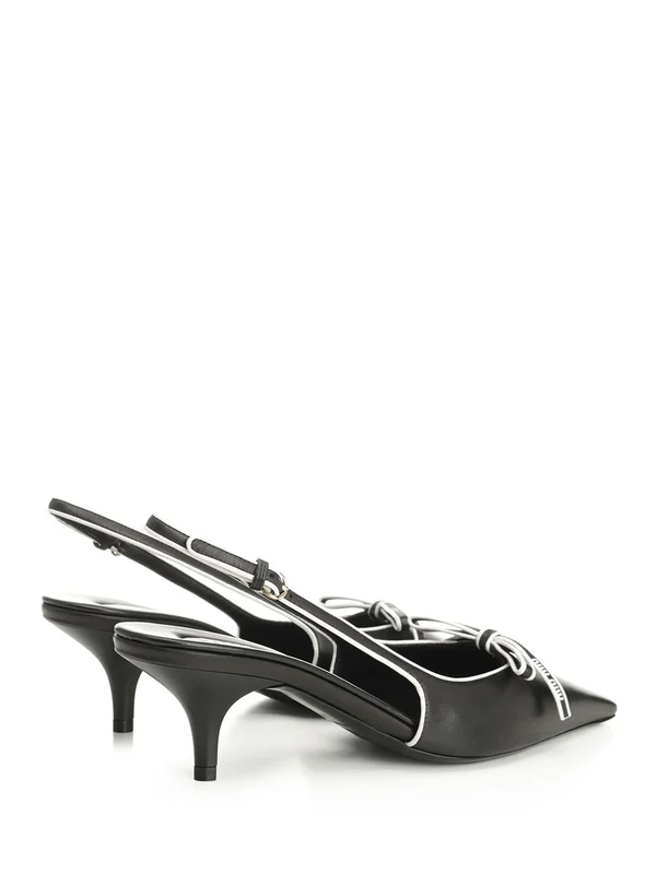 Miu Miu Black Slingback Heels - Image 3