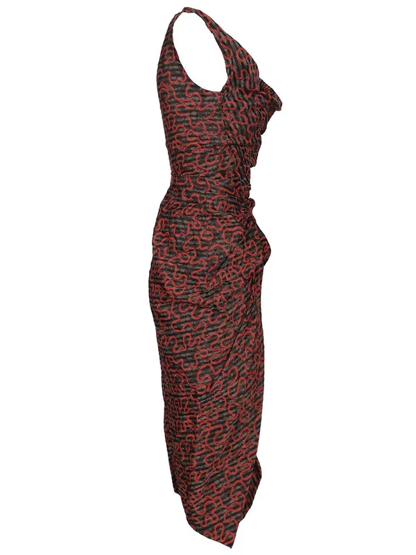 Vivienne Westwood Multicolor Midi Dress - Image 3