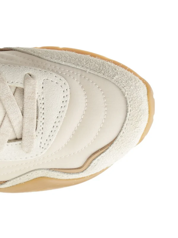 Fendi Beige Low Top Sneakers - Image 4