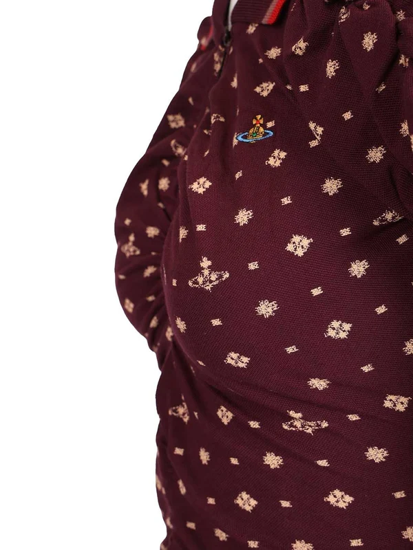 Vivienne Westwood Burgundy Midi Dress - Image 4