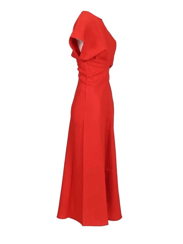 Toteme Red Long Dress - Image 3