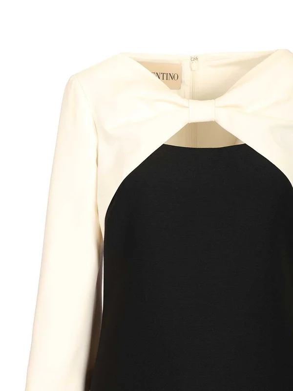 Valentino Black Mini Dress - Image 4
