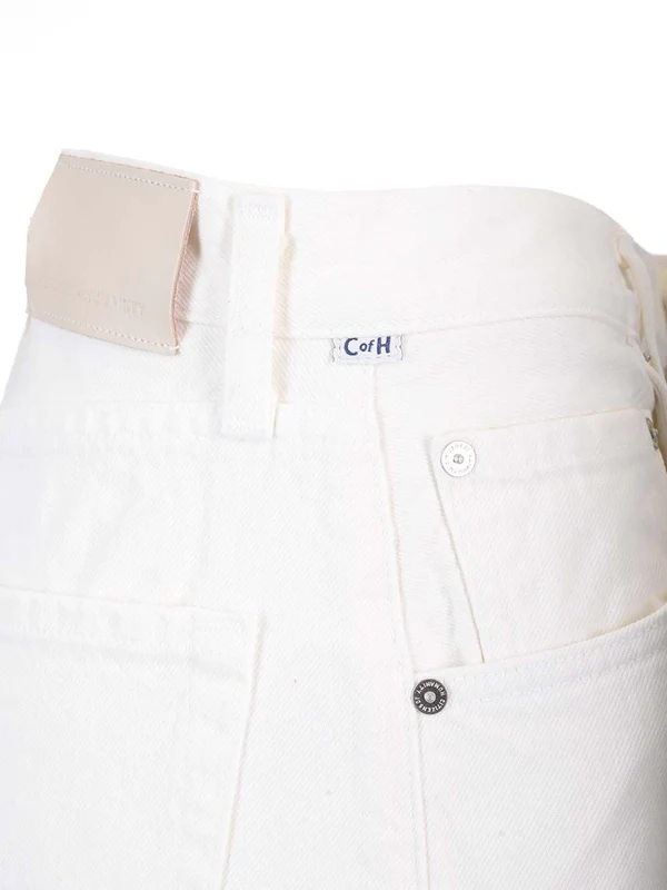 Citizens Of Humanity White Denim Pants - Image 4