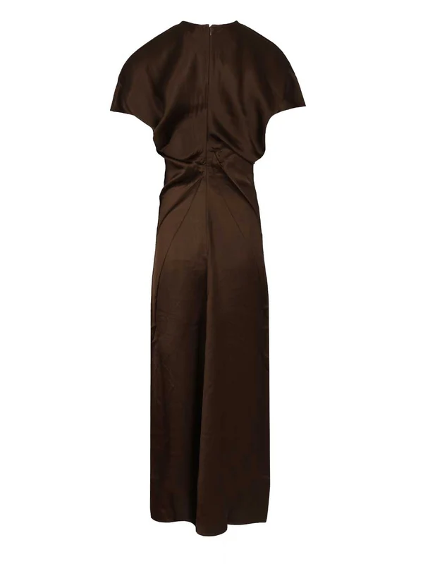 Toteme Brown Long Dress - Image 2