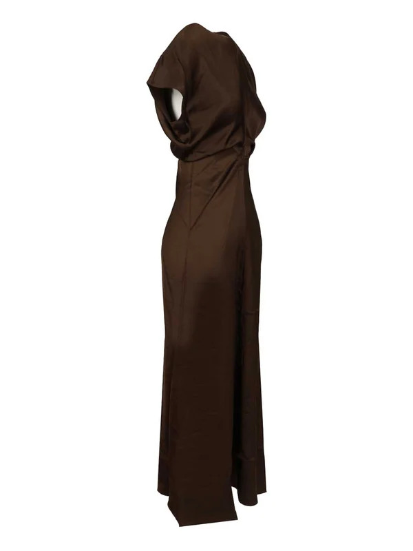 Toteme Brown Long Dress - Image 3
