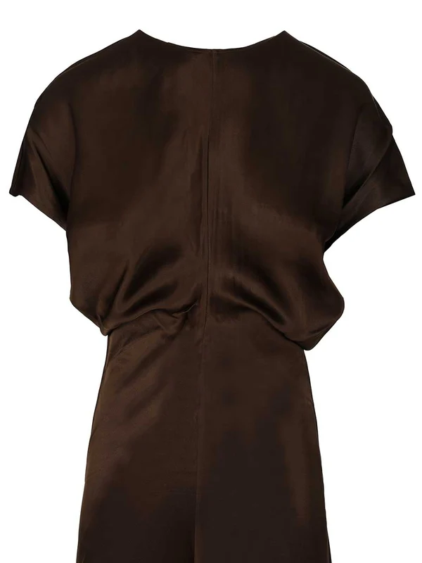 Toteme Brown Long Dress - Image 4