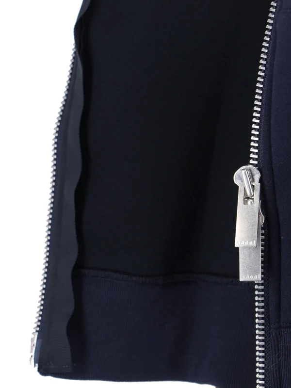 Sacai Navy Green Hoodies - Image 5