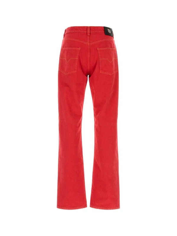 Versace Red Trousers - Image 2