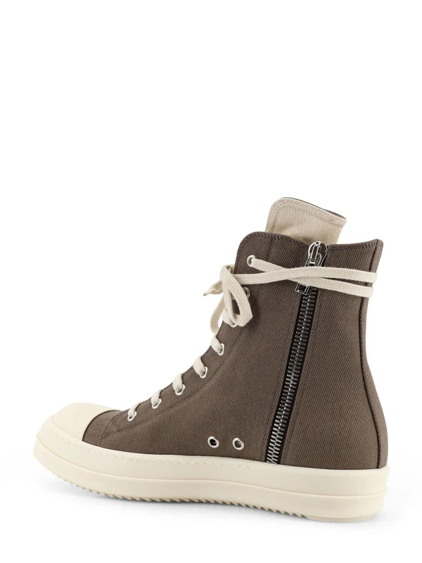 Rick Owens Drkshdw Brown High Top Sneakers - Image 3