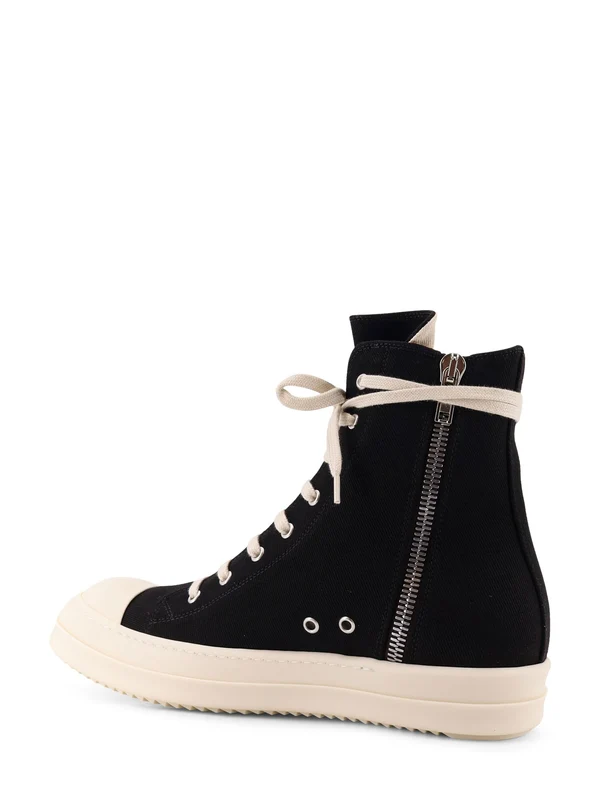 Rick Owens Drkshdw Black High Top Sneakers - Image 3