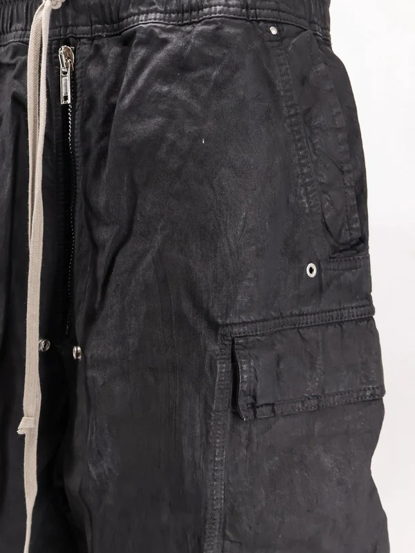 Rick Owens Drkshdw Black Shorts - Image 3