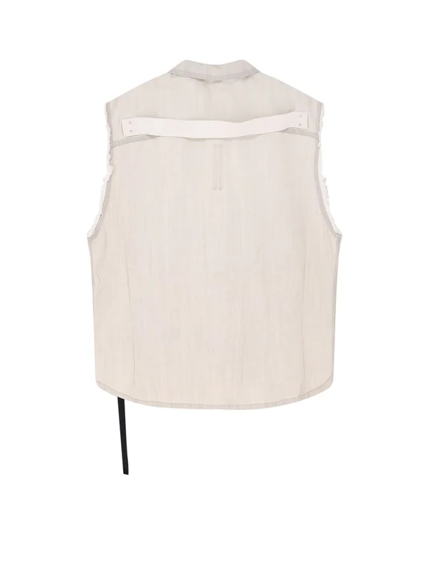 Rick Owens Drkshdw Beige Vests - Image 2