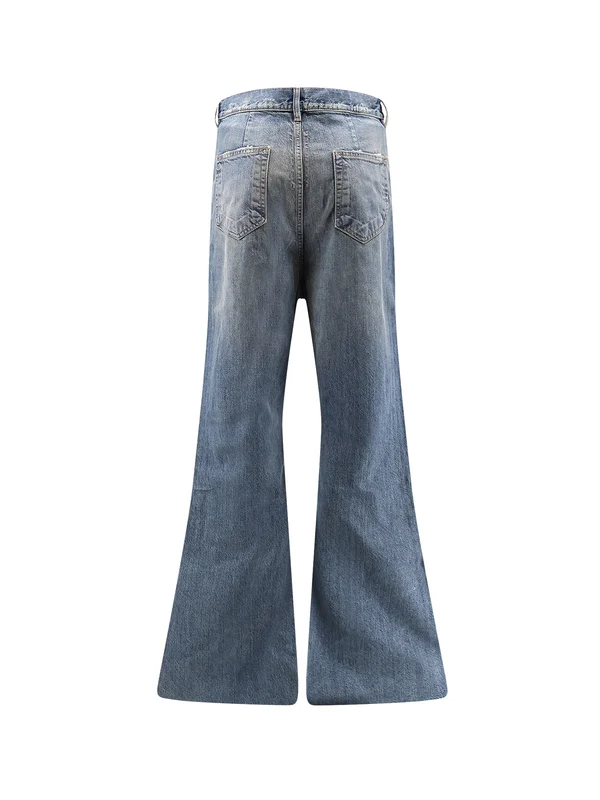 Rick Owens Drkshdw Blue Denim Pants - Image 2