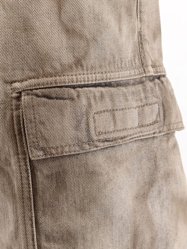 Rick Owens Drkshdw Brown Denim Pants - Image 3