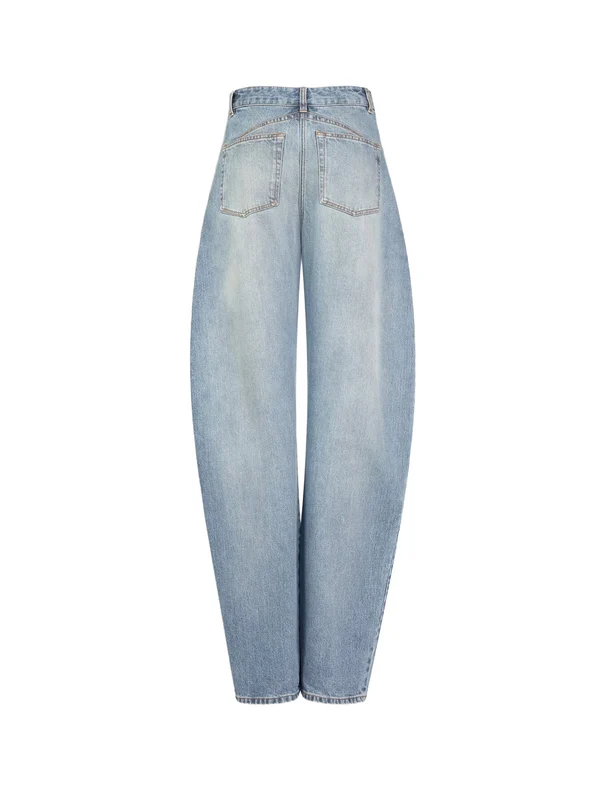 Alaia Blue Denim Pants - Image 2