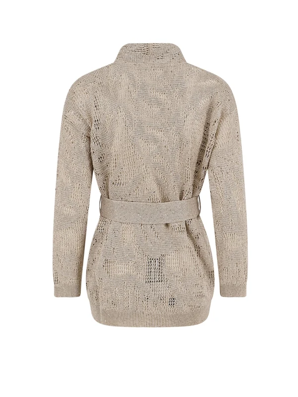Brunello Cucinelli Beige Cardigans - Image 2