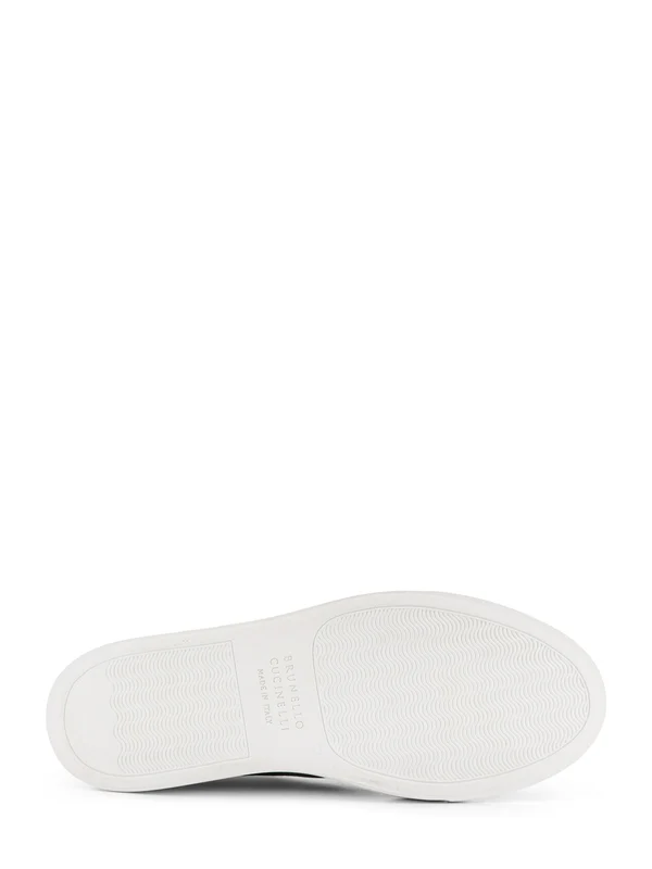Brunello Cucinelli Brown Low Top Sneakers - Image 4