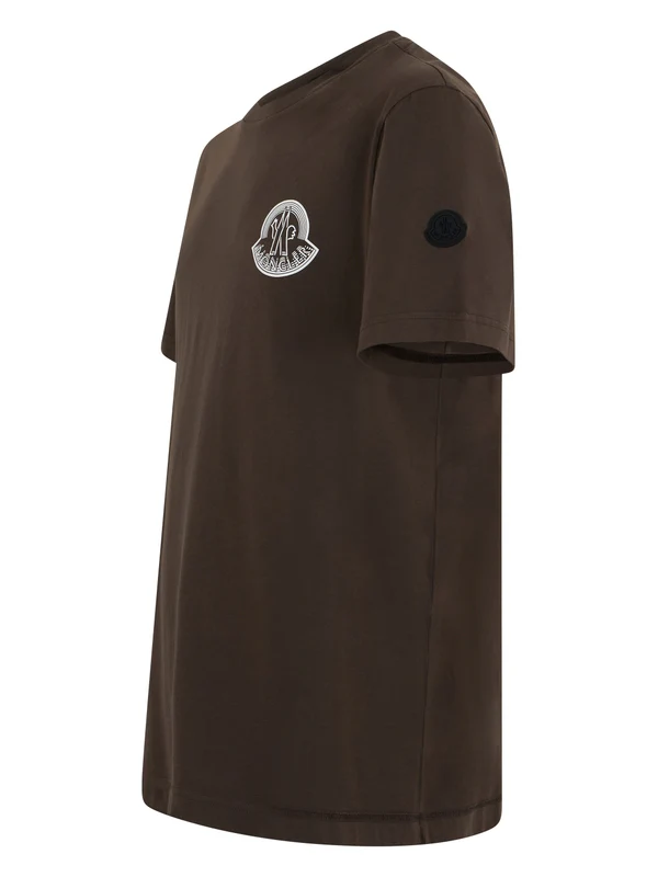 Moncler Brown Half Sleeve - Image 3