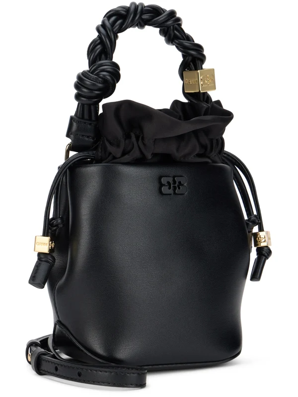 Ganni Black Bucket Bags - Image 2