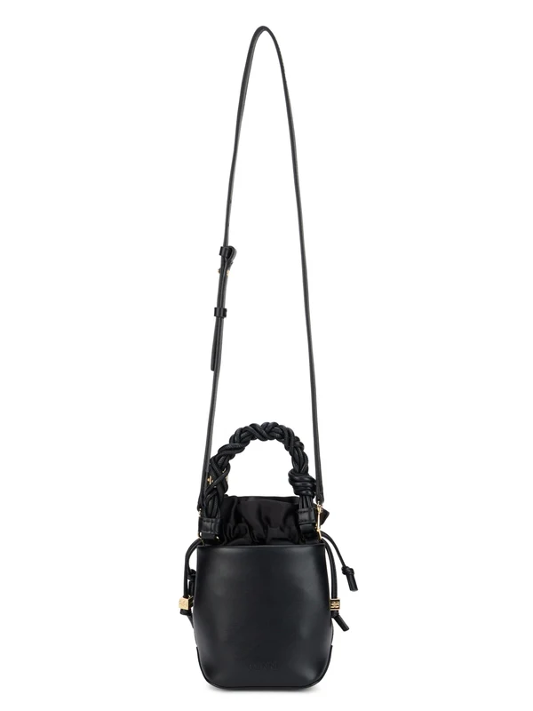 Ganni Black Bucket Bags - Image 3