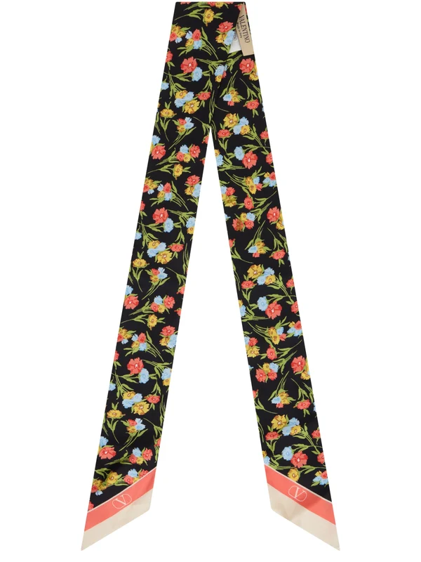 Valentino Multicolor Silk Mufflers - Image 2