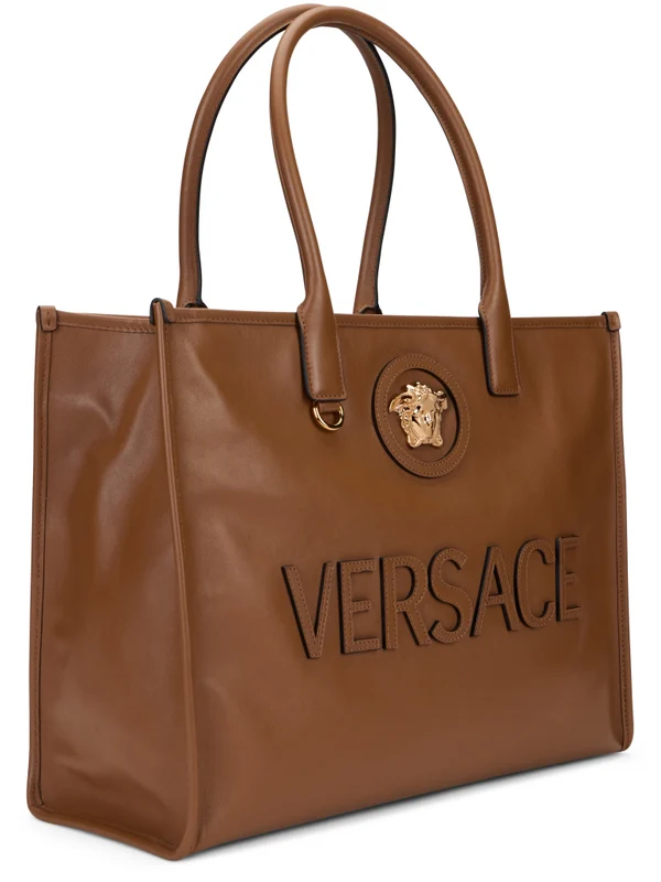 Versace Brown Tote Bags - Image 2