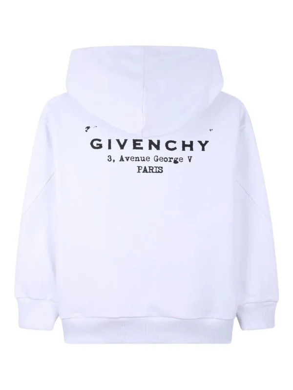 Givenchy Kids White Hoodies - Image 2