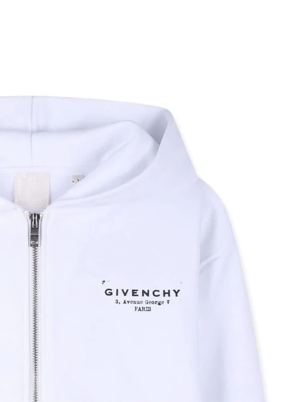 Givenchy Kids White Hoodies - Image 3