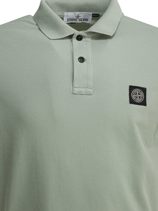 Stone Island Green Polo Shirts - Image 2