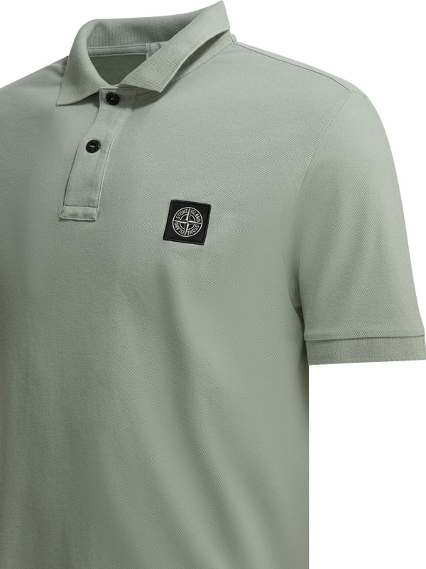 Stone Island Green Polo Shirts - Image 4