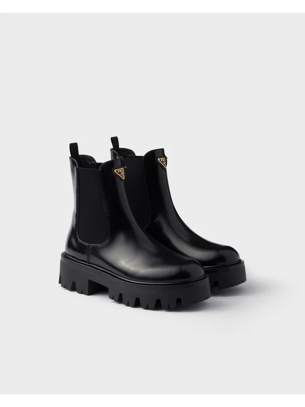 Prada Black Chelsea Boots - Image 5