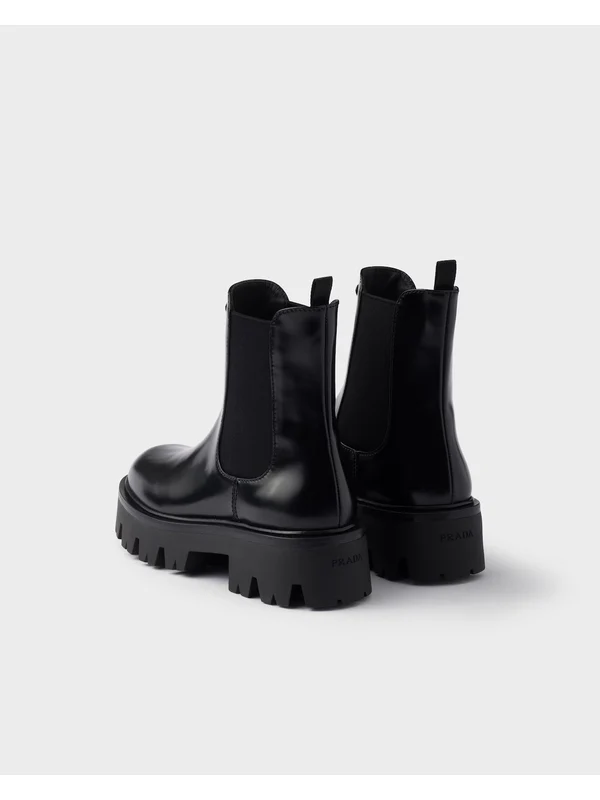 Prada Black Chelsea Boots - Image 6
