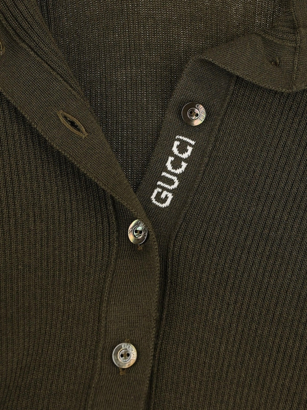 Gucci Green Polo Shirts - Image 4