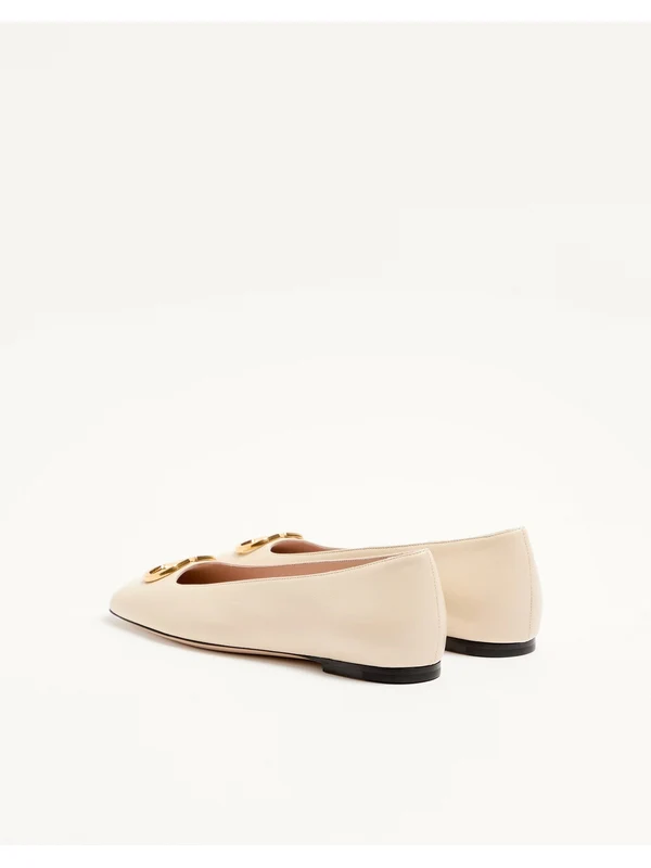 Valentino Ivory Flat Shoes - Image 5
