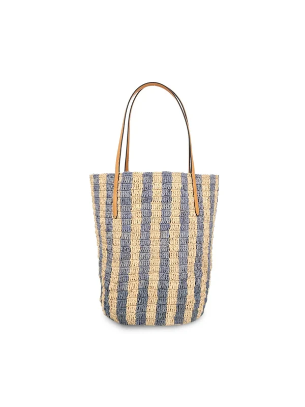 Valentino Beige Blue Tote Bags - Image 3